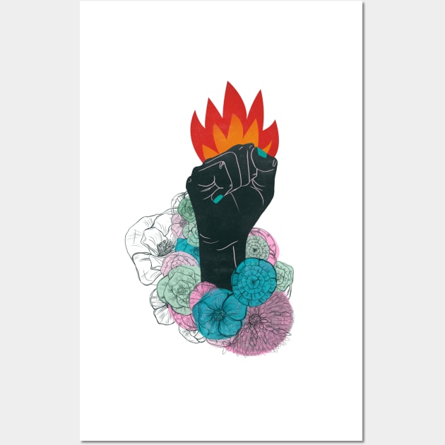 Fist, fight Wall Art by LauraBustos